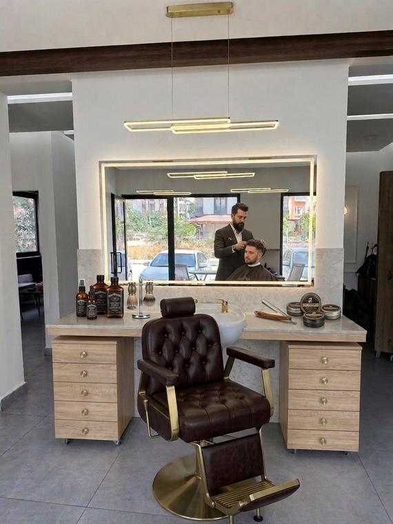 Berber Salonu berber salonu tasarımı, görsel 9